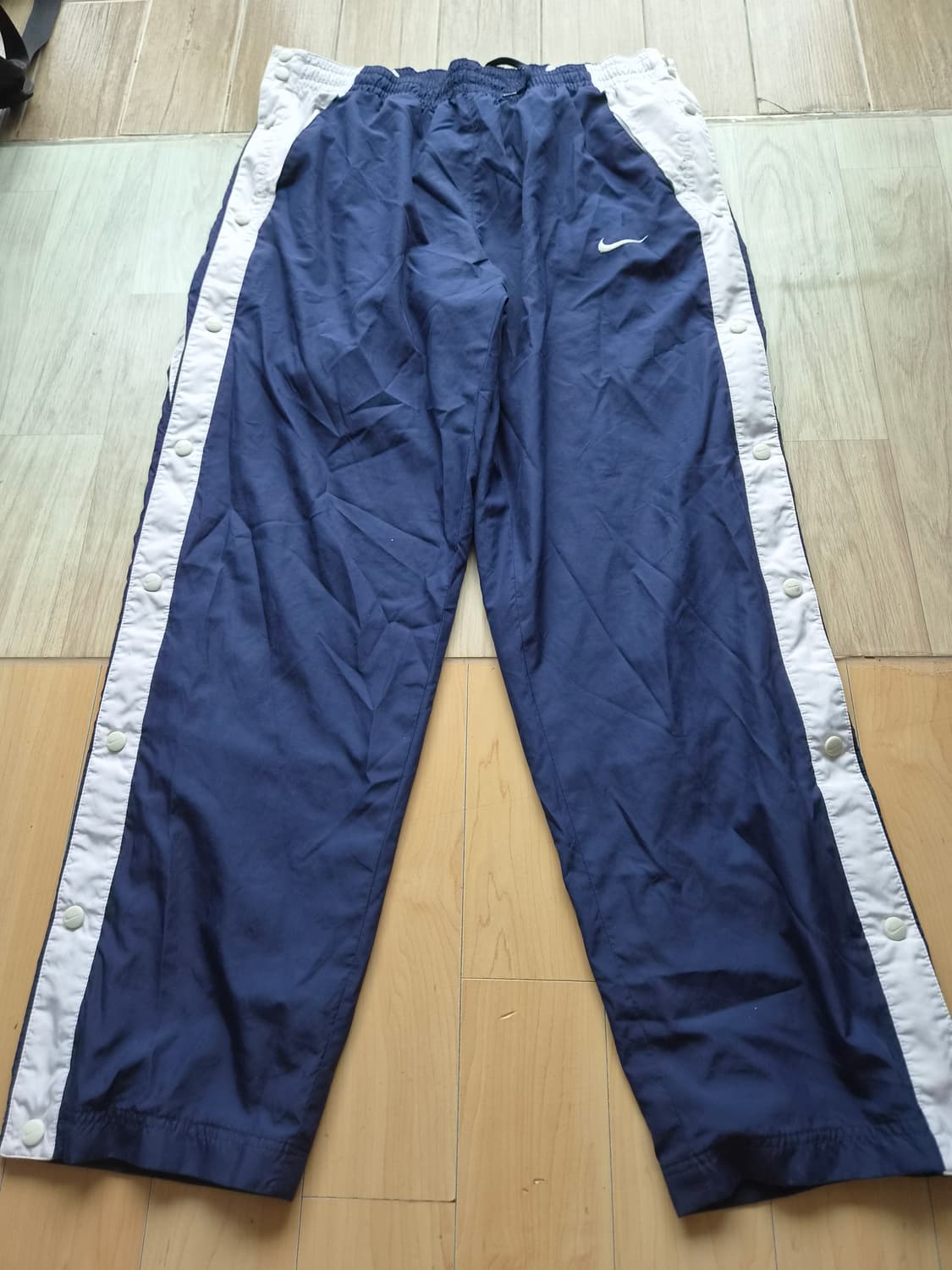 00s 나이키 빈티지 사이드 스냅 버튼 트랙 팬츠 XXL 상품이미지1