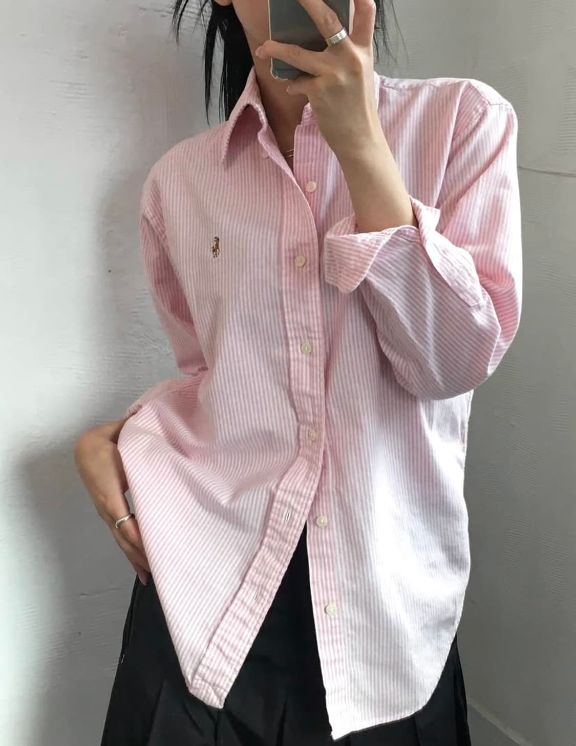 Polo 폴로 랄프로렌 우먼 스트라이프 셔츠    상품이미지1