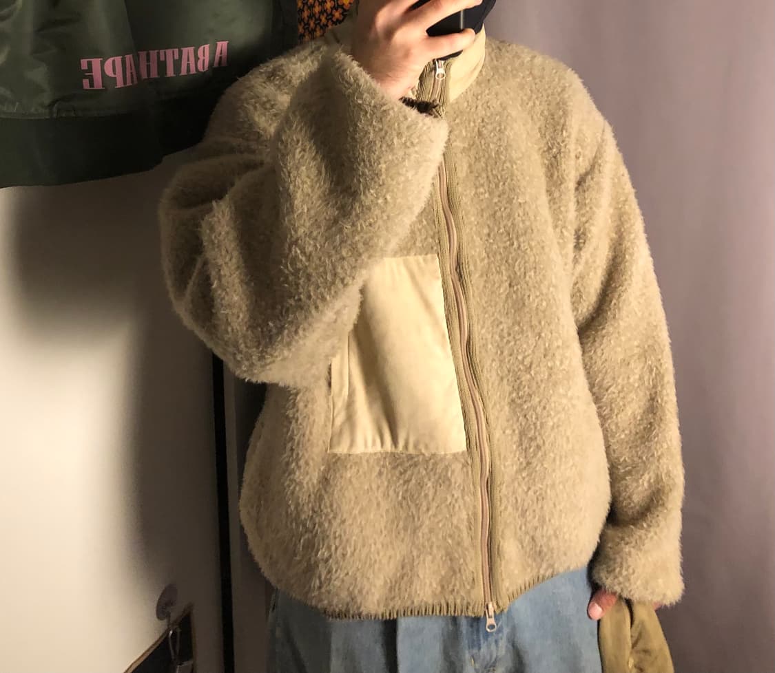 요크 3G 브리티시 퍼 니트 플리스 블루종 상품이미지6