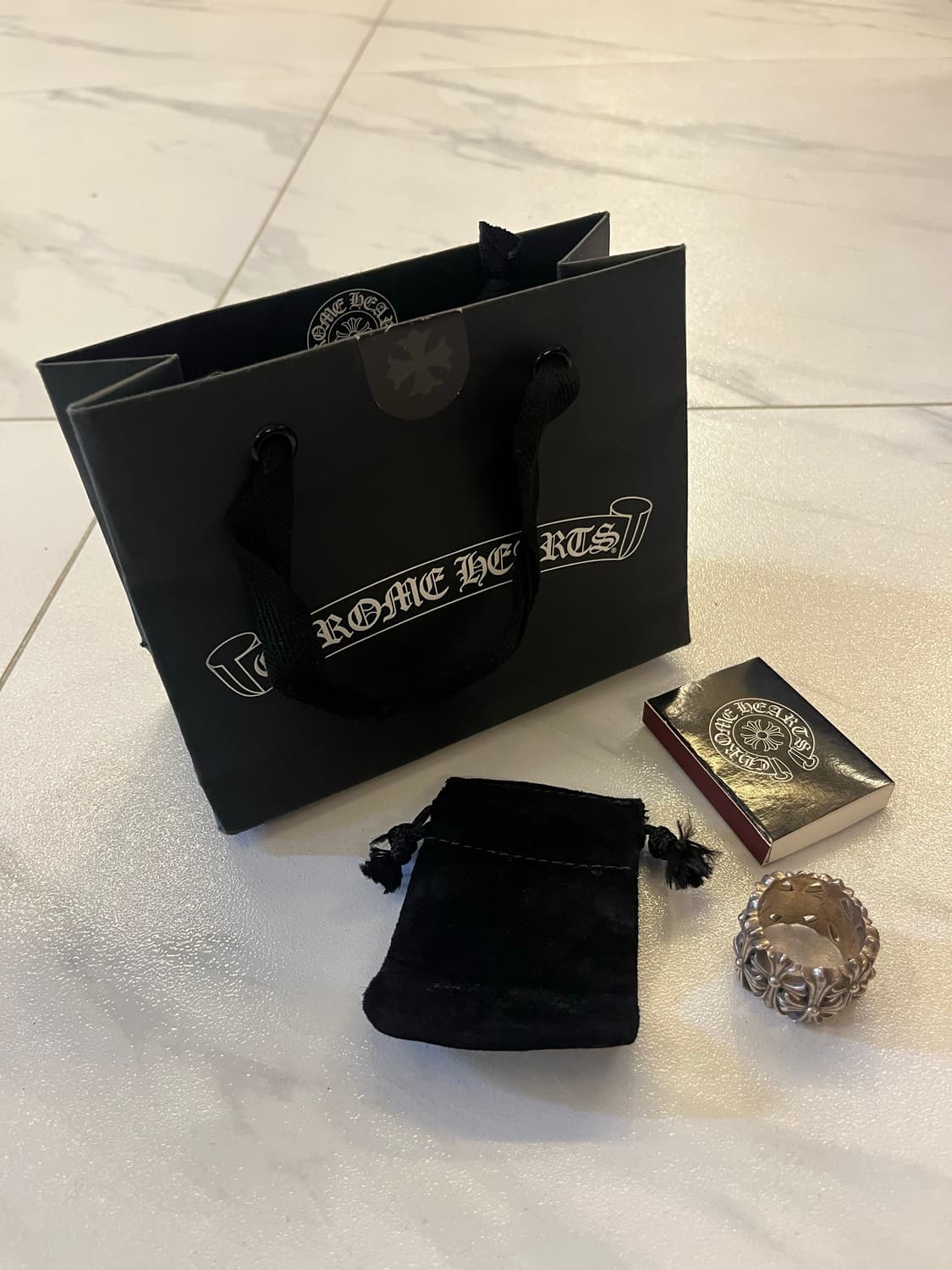 [판매대기중] 크롬하츠 세메터리링 25호 (구성품 포함) 상품이미지1