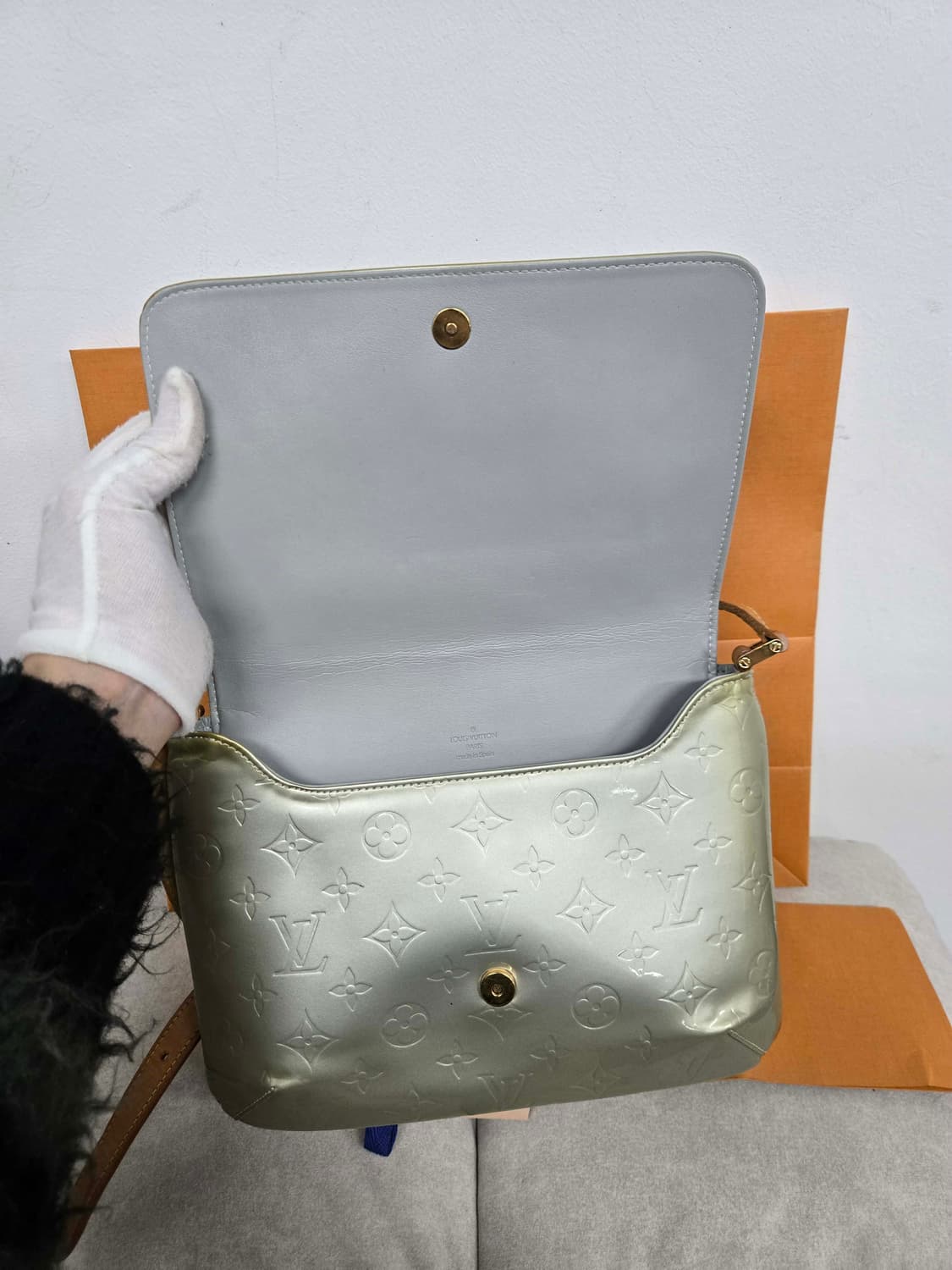 [보증서 정품] 루이비통 모노그램 베르니 숄더백 상품이미지6