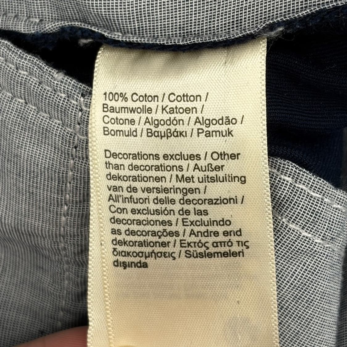 LACOSTE 네이비 치노팬츠 32 상품이미지6