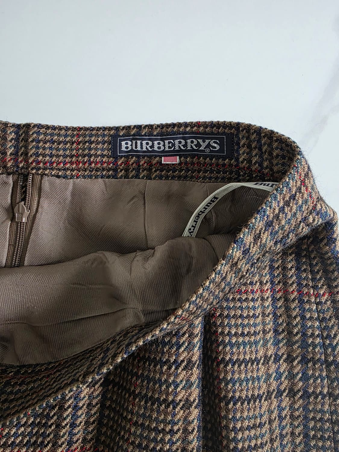 Burberrys / 브라운 타탄체크 투피스 상품이미지7