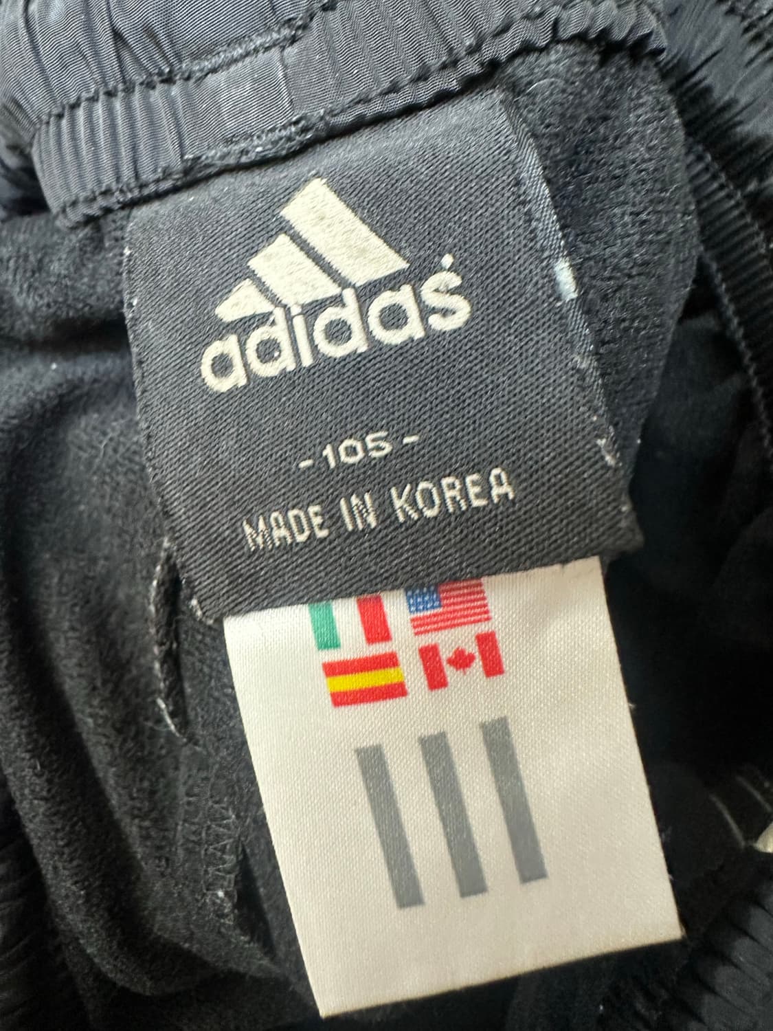 아디다스 빈티지 올드스쿨 블랙 프레데터트랙팬츠 105 상품이미지3