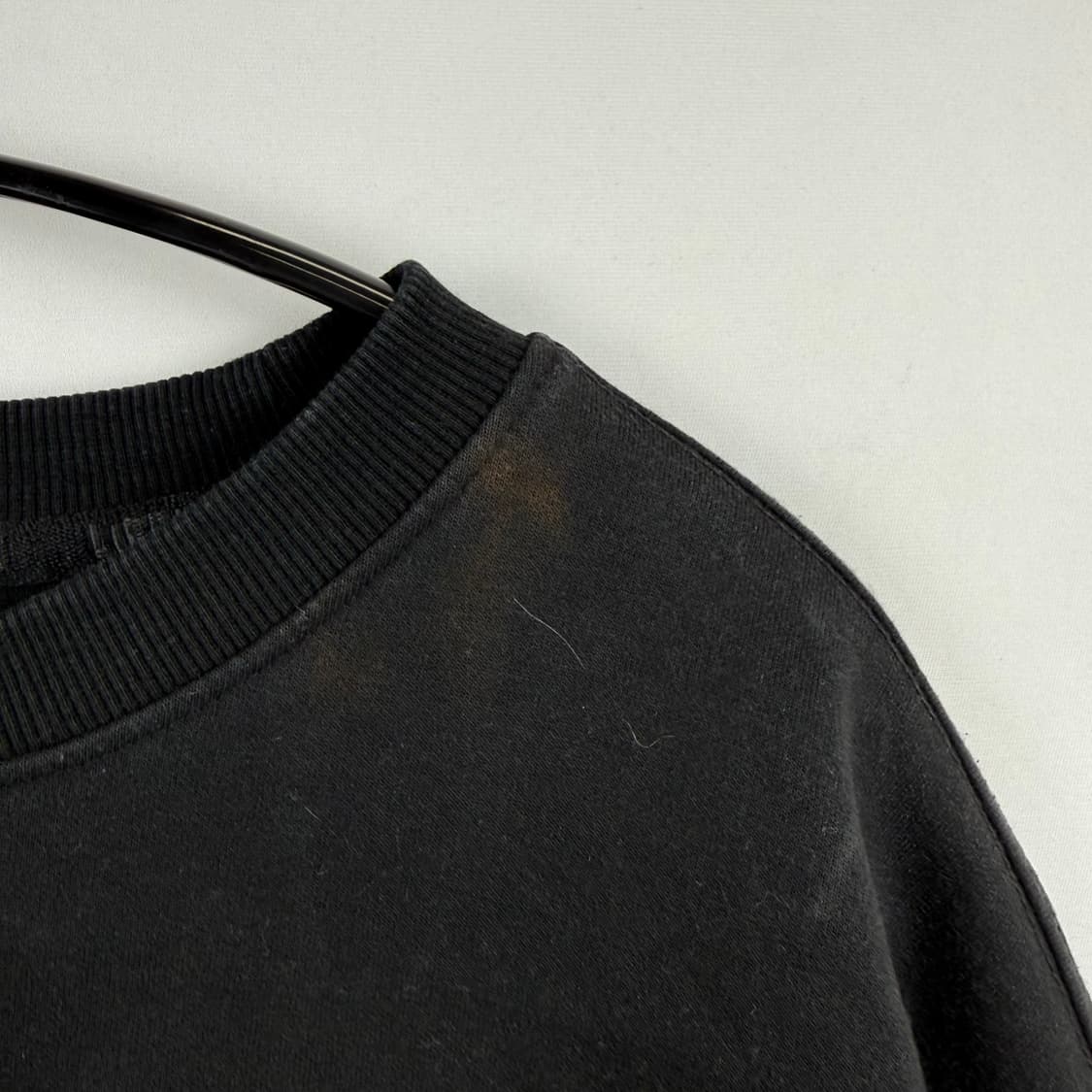 (M) 라이프워크 헤비웨이트 스트링 반팔 티 블랙 상품이미지4