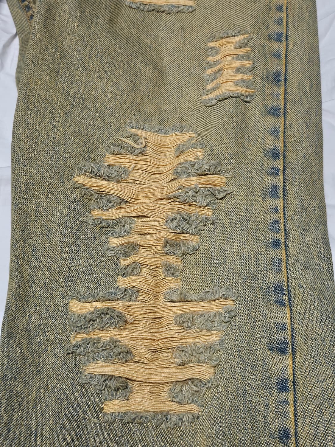 리바이스 80s 505 데미지 녹워싱 데님팬츠 30 상품이미지4