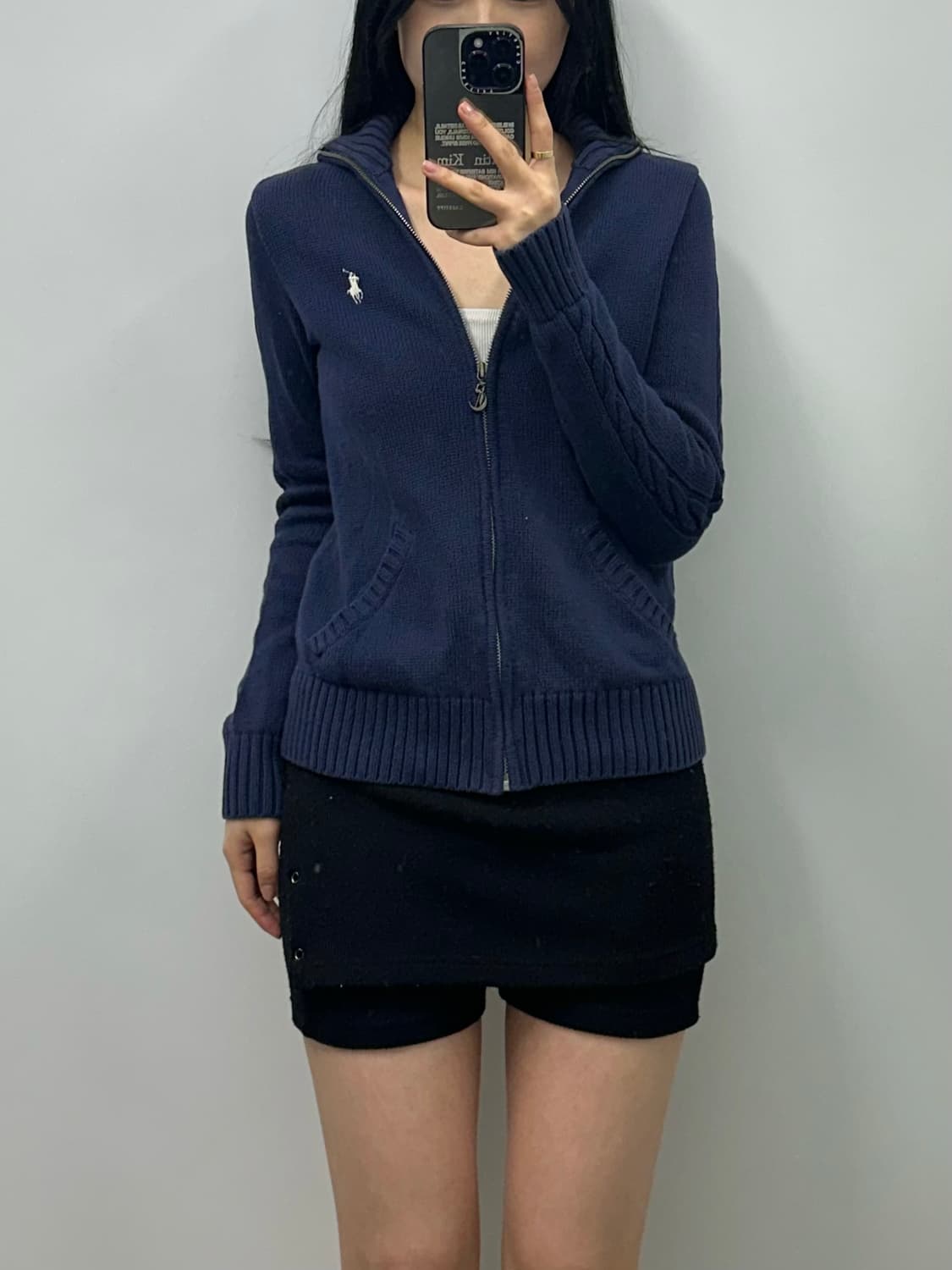폴로 랄프로렌 네이비 가디건 니트 집업 상품이미지1