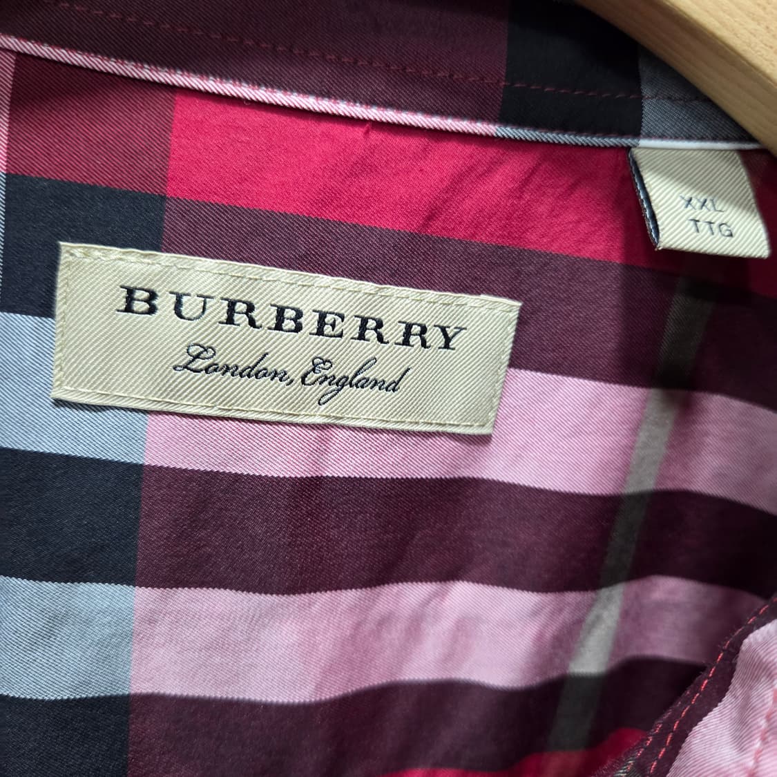 버버리 런던 체크 셔츠 상품이미지2