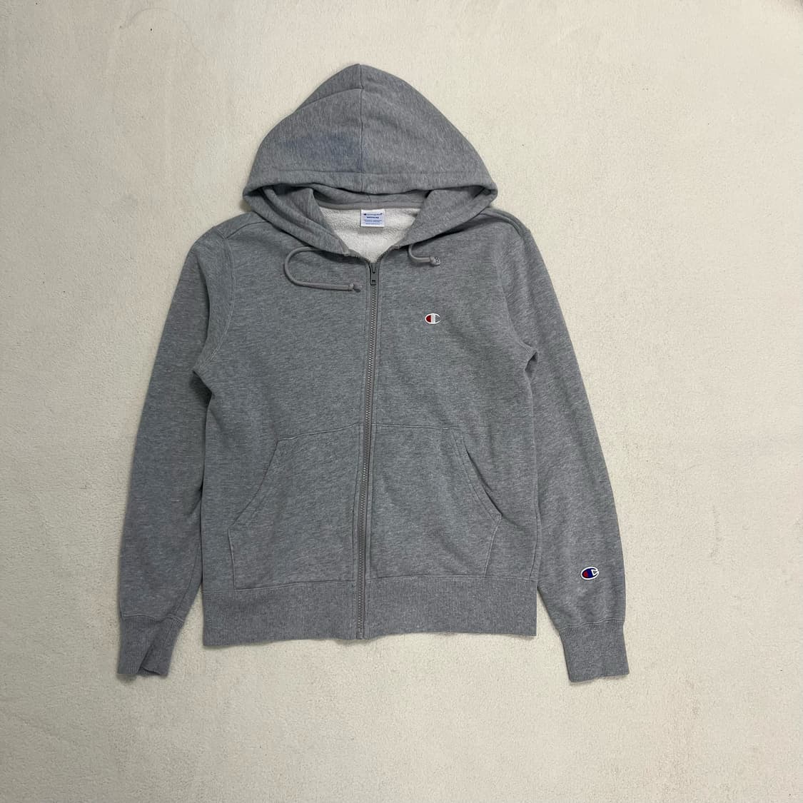 Champion gray hood zip-up 상품이미지4