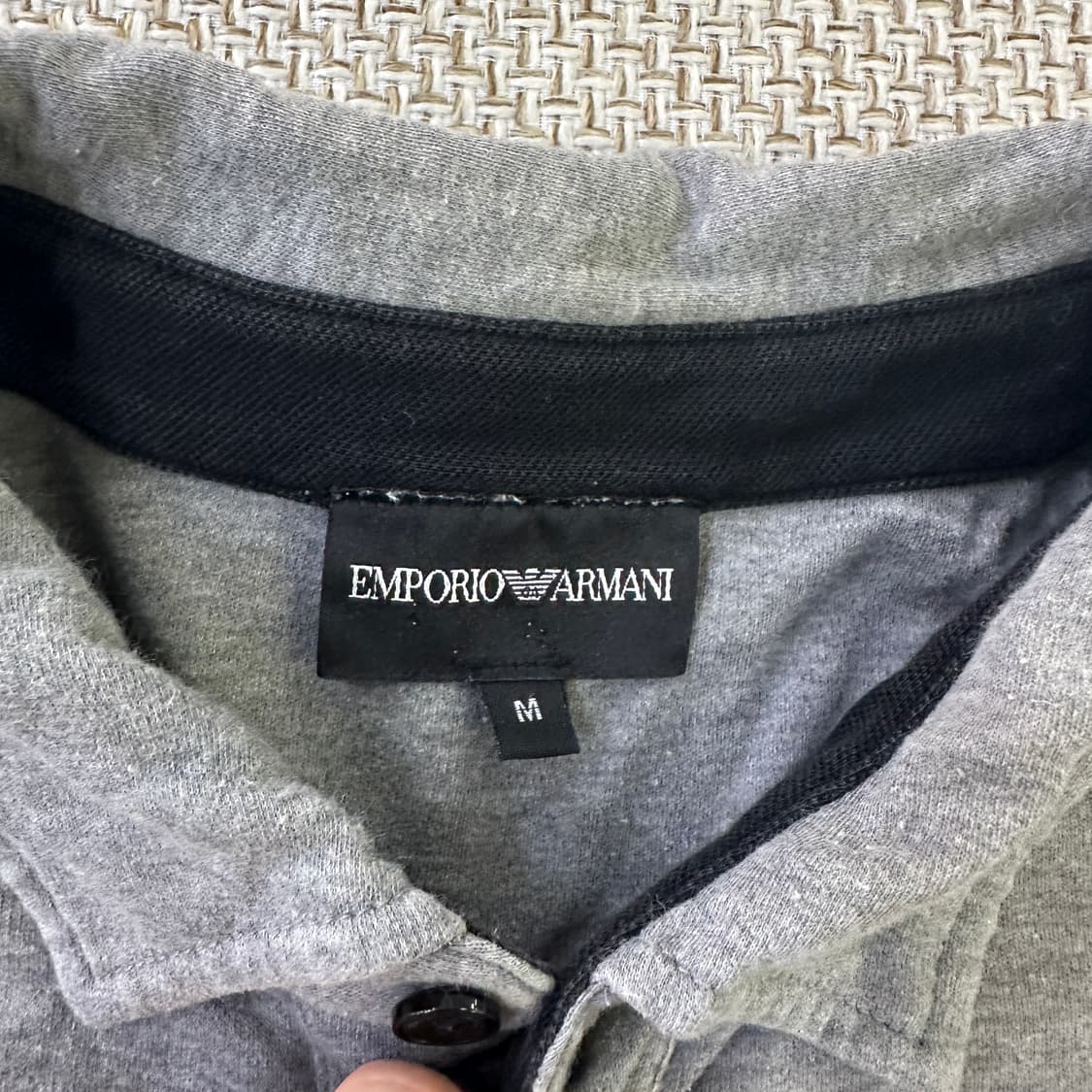 M 엠프리오아르마니 카라 반팔티 0420D 상품이미지2