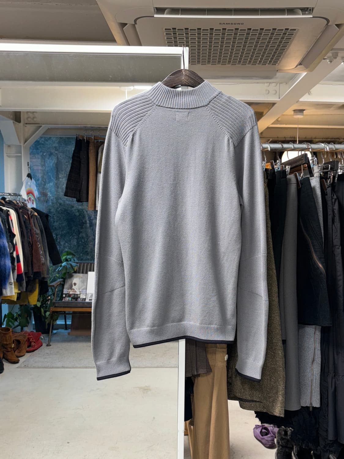 아디다스 테크 하프집업 니트 상품이미지2