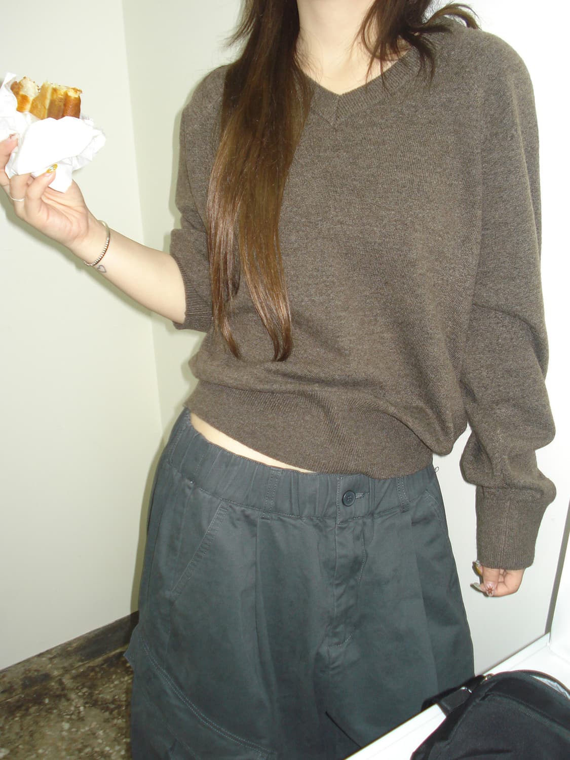 아워캐비넷 mena wool knit (brown) 상품이미지2