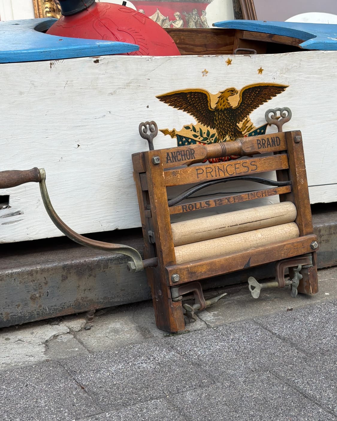 빈티지 소품 1900년 Anchor Clothing 탈수기 상품이미지6