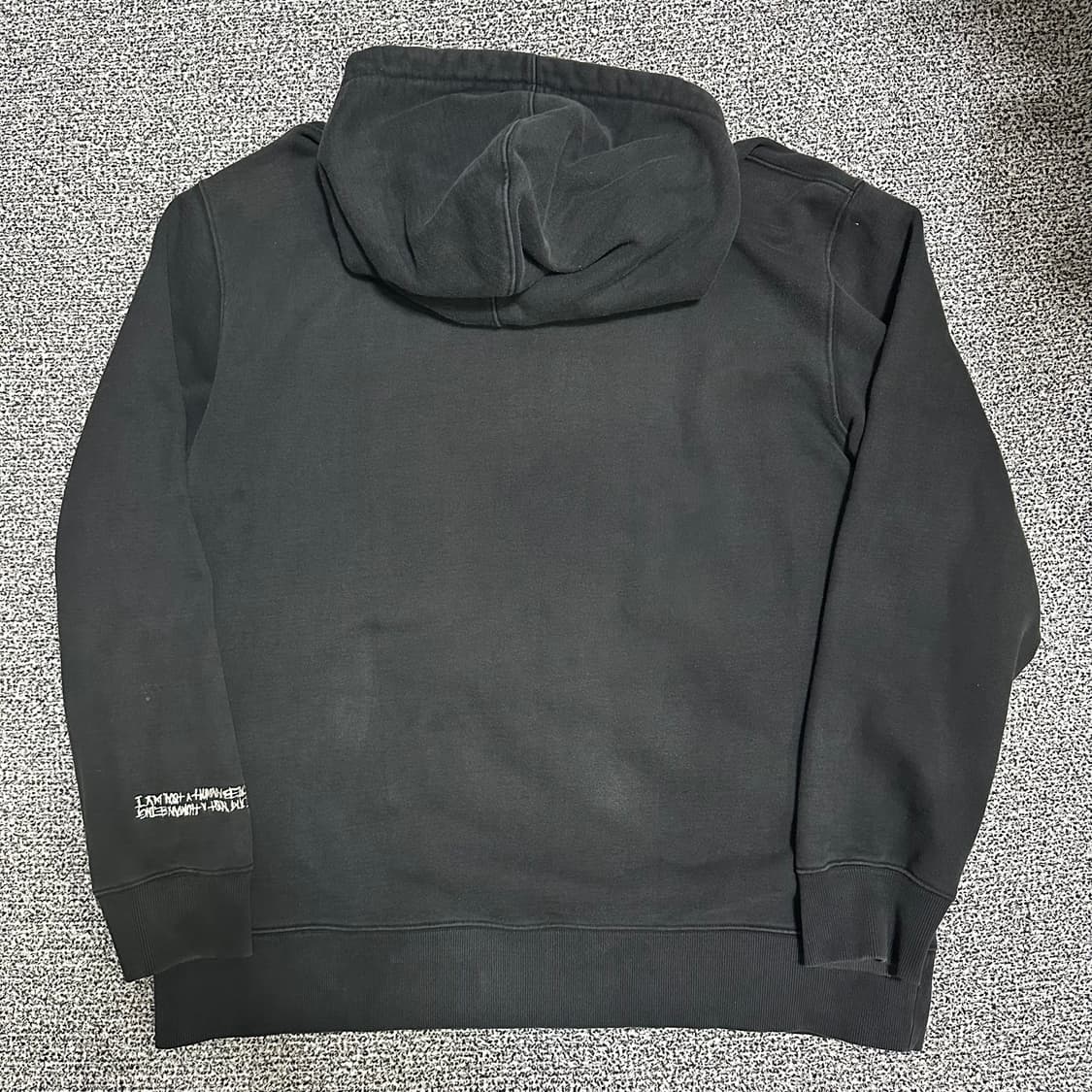 (XL) 아임낫어휴먼비잉 그래픽 후드티 상품이미지4