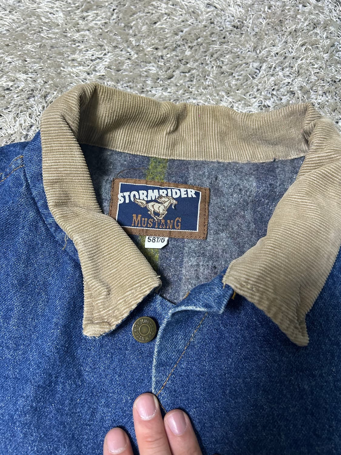 MUSTANG 스톰라이더 청자켓 사이즈 110~115 상품이미지4