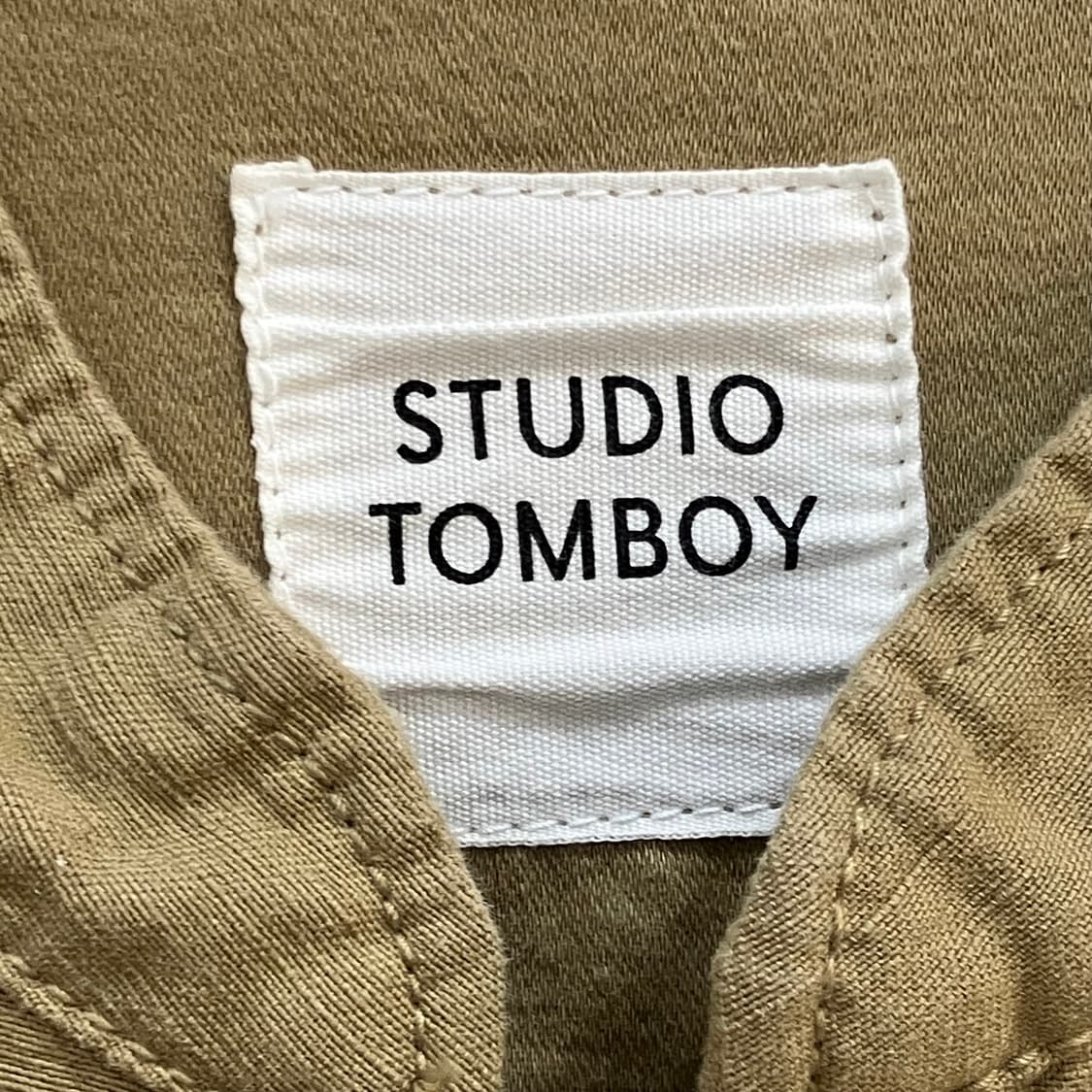 스튜디오 톰보이 카키 코튼 자켓 상품이미지2