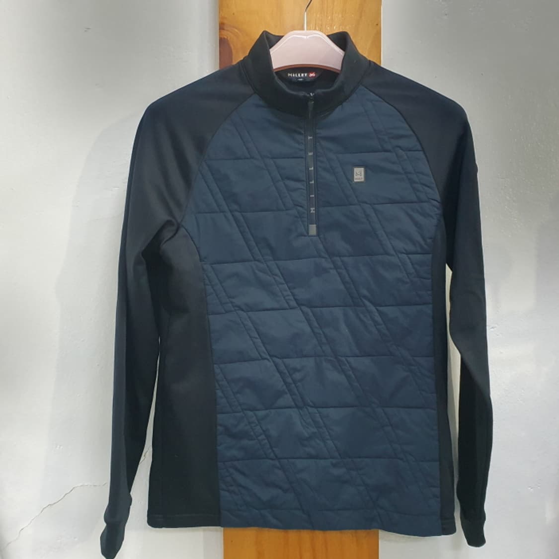 밀레 퀼팅 반집업 플리스티(100) 상품이미지1