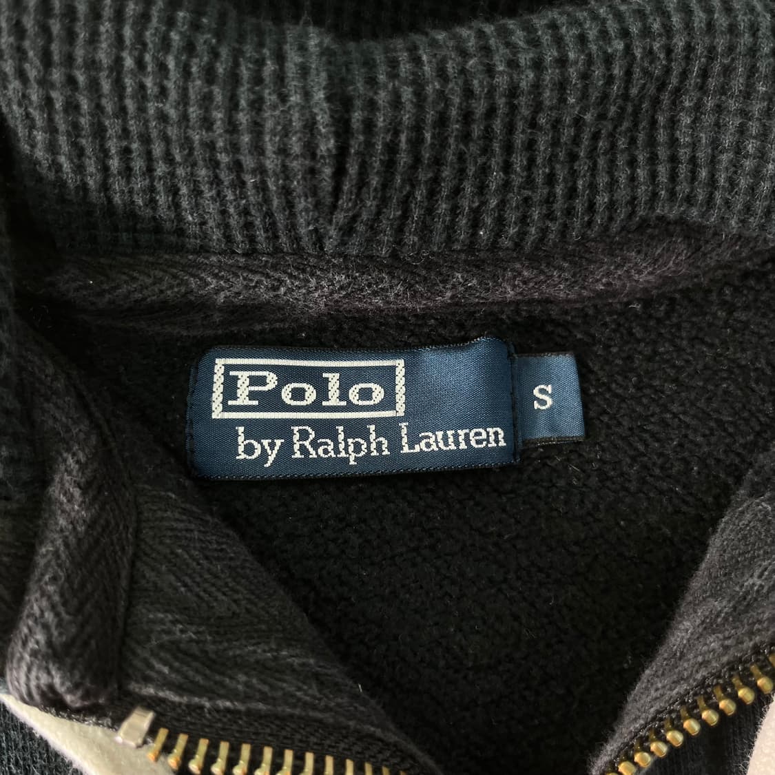 95 폴로랄프로렌 와플 블랙 후드집업  상품이미지3