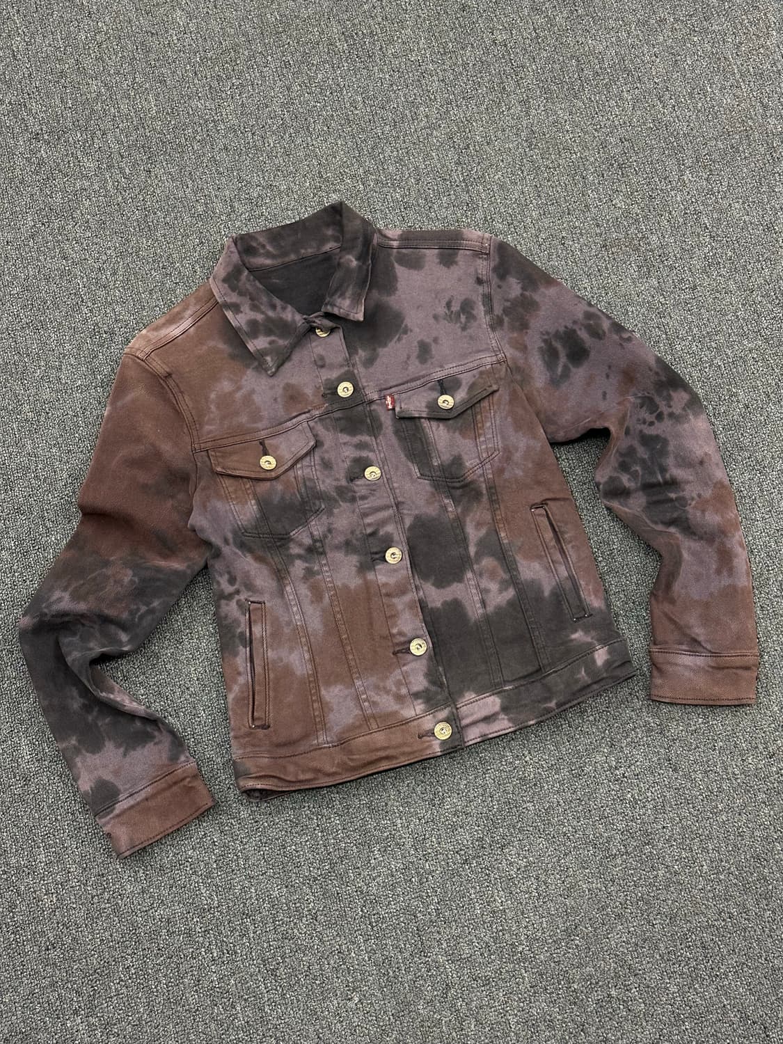 OS)리바이스 빈티지 여성 타이다이 데님 트러커 자켓 상품이미지2