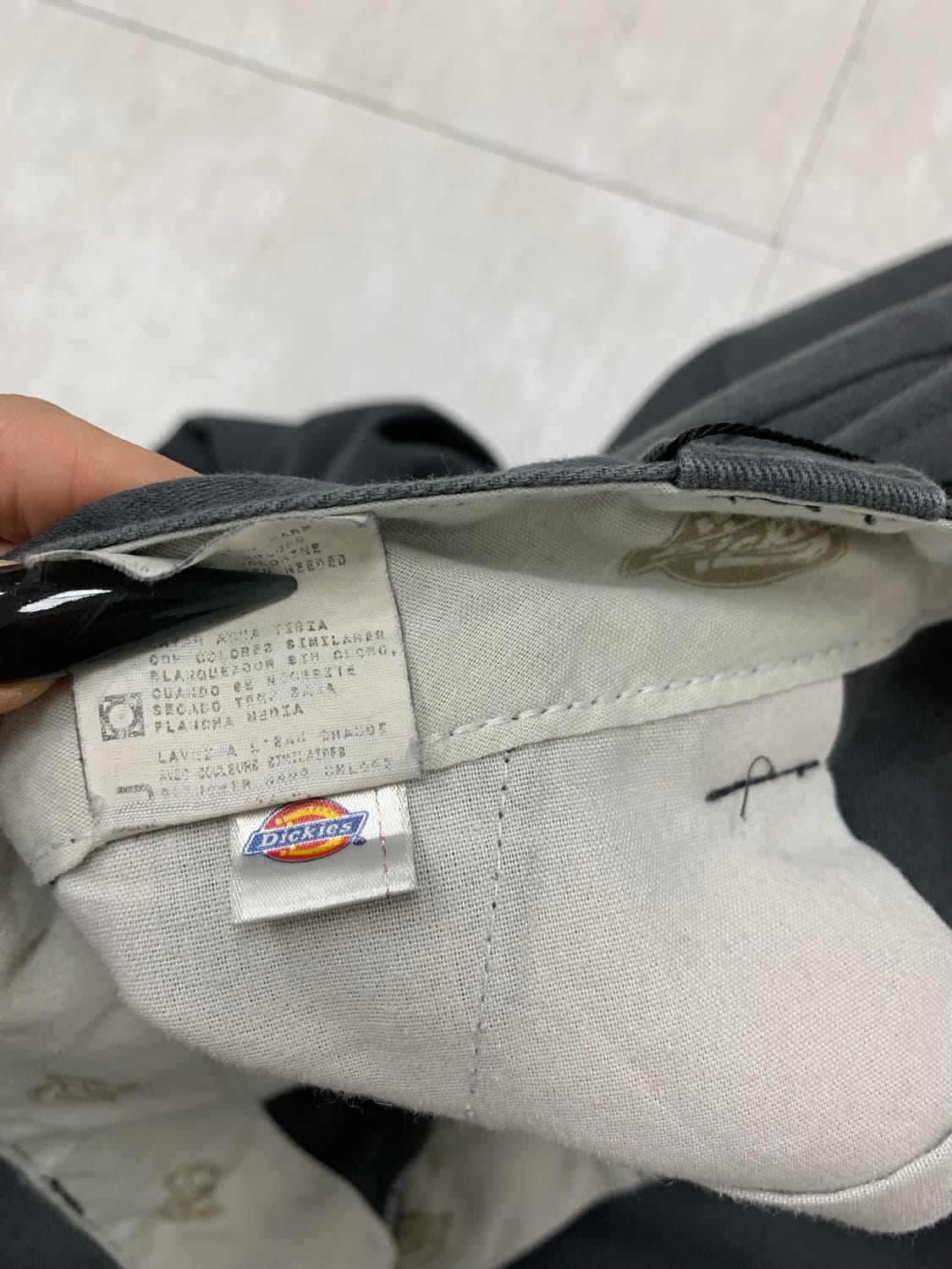 디키즈 다크 그레이 코튼 팬츠 #343 상품이미지4