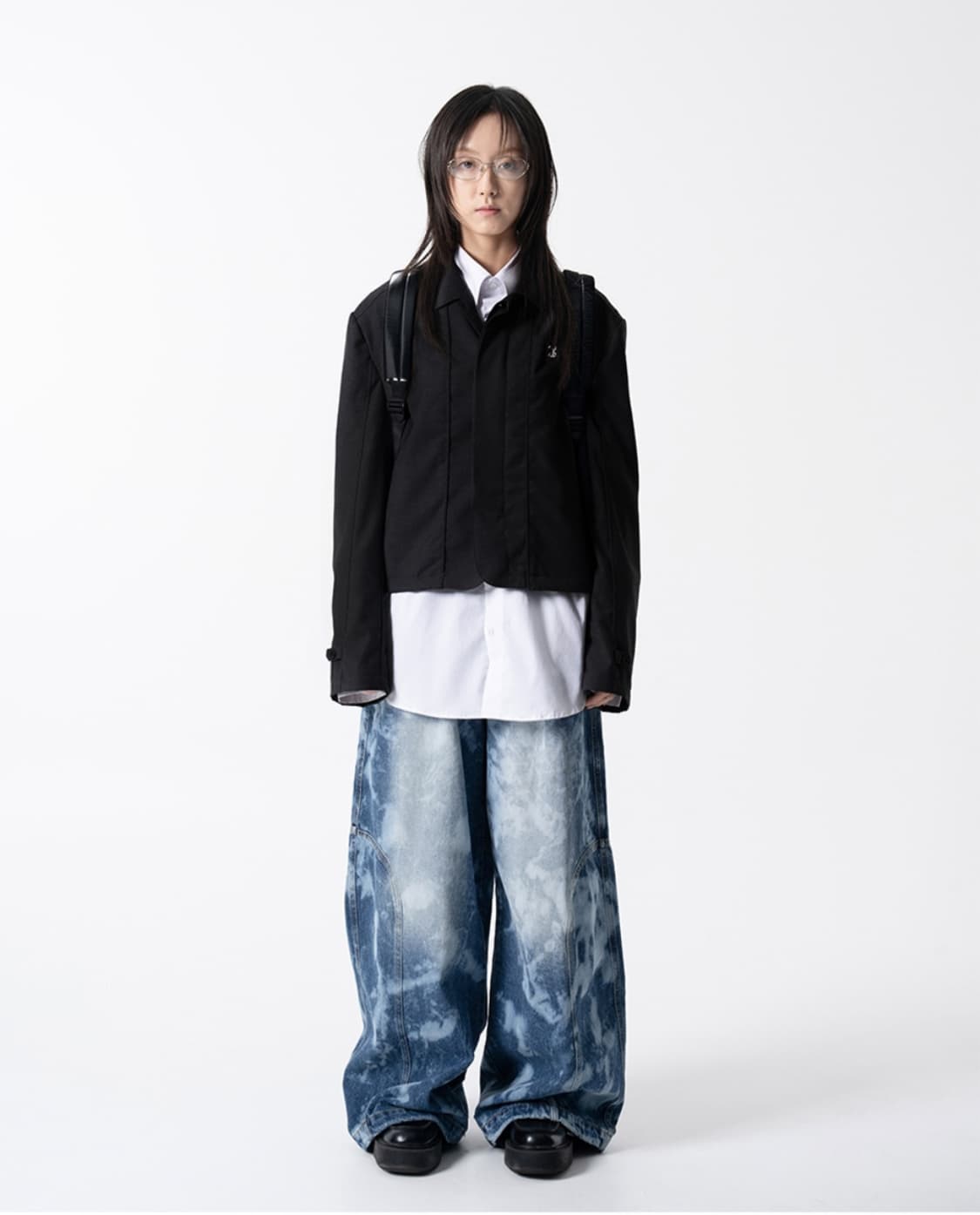 이우가마카라스 크롭자켓 상품이미지3