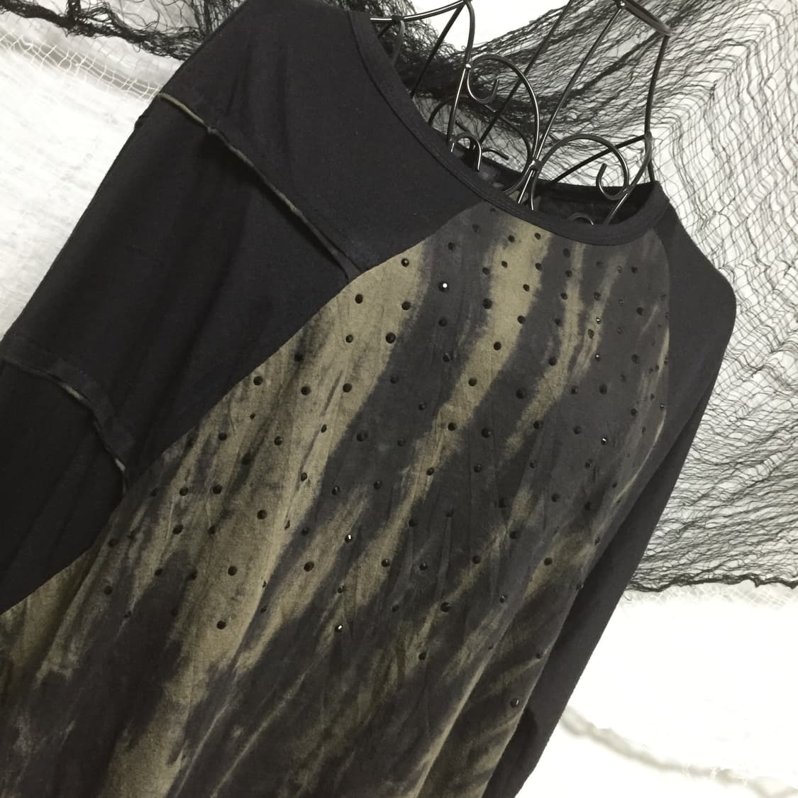 FB grunge drape cutting detail dress T 상품이미지7