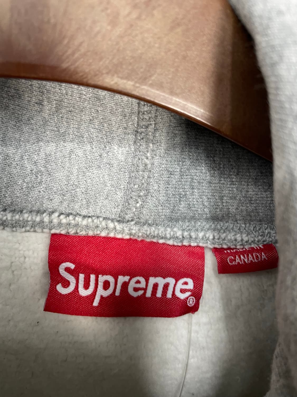 슈프림 반다나 박스로고 헤더 그레이 후드티 H1625 상품이미지5