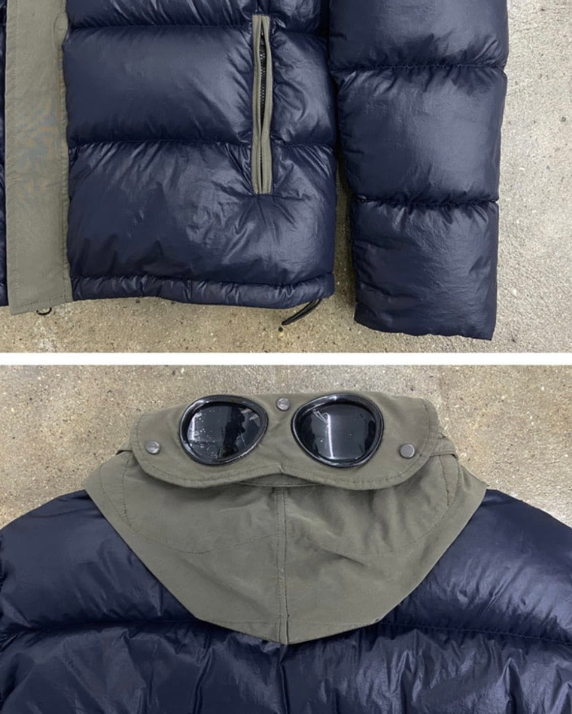 CP컴퍼니 수류탄 포켓 고글 패딩 상품이미지4