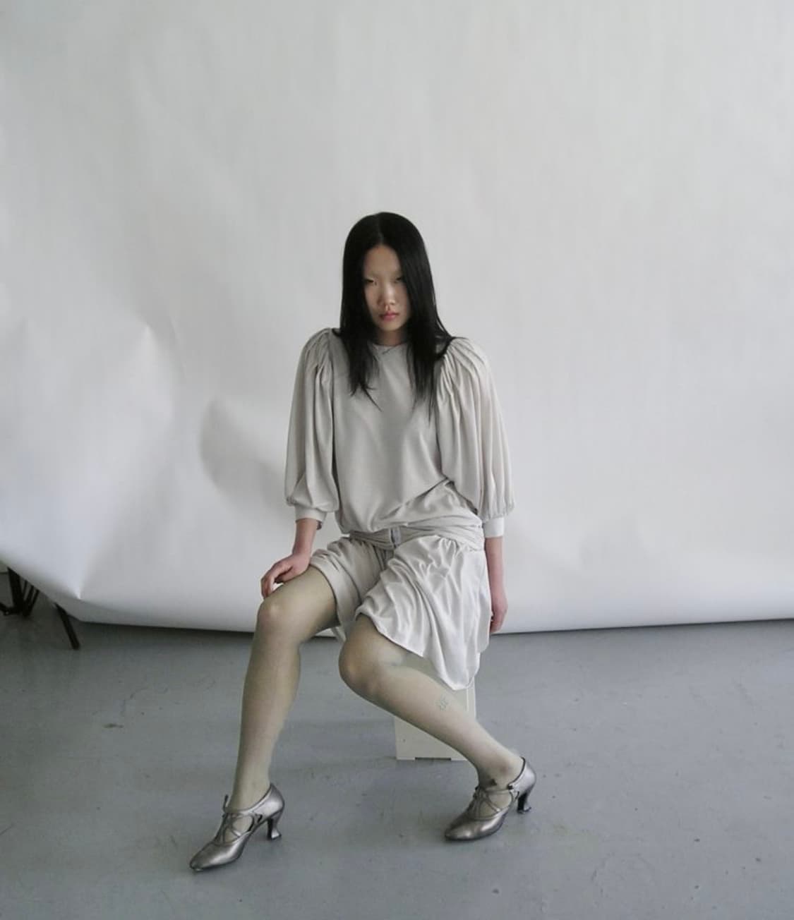 에옹쓰 아르누보 드레스 원피스 세이지 그린 상품이미지1