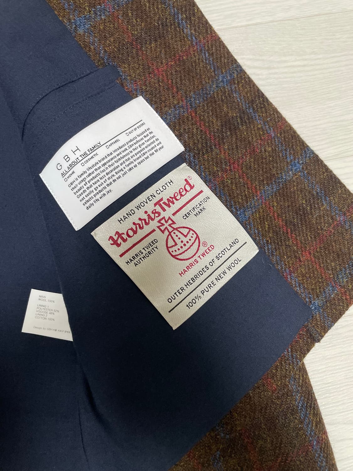 GBH 해리스 트위드 숏자켓 상품이미지5
