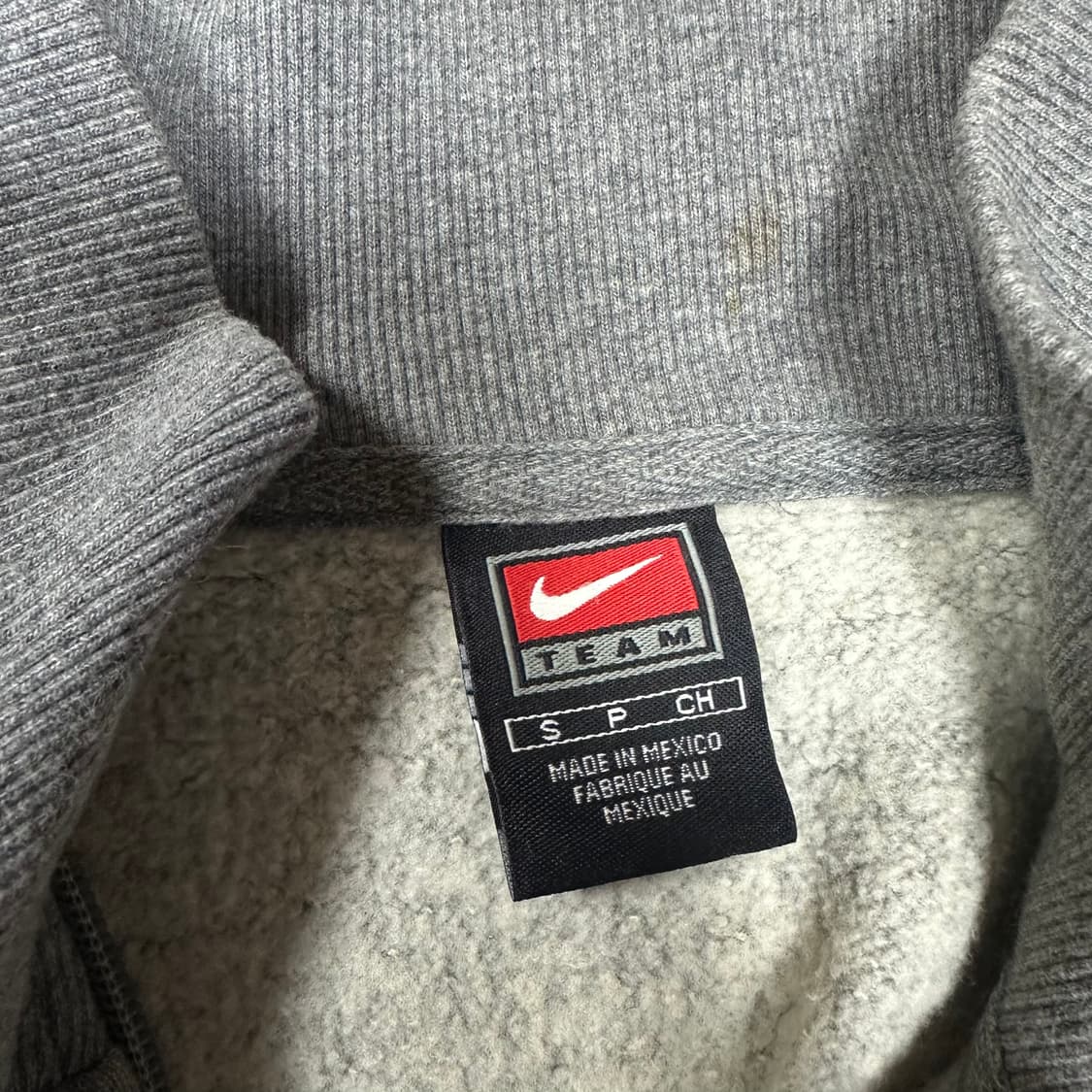 ✨ (바배) 나이키 반집업 그레이 맨투맨 상품이미지3