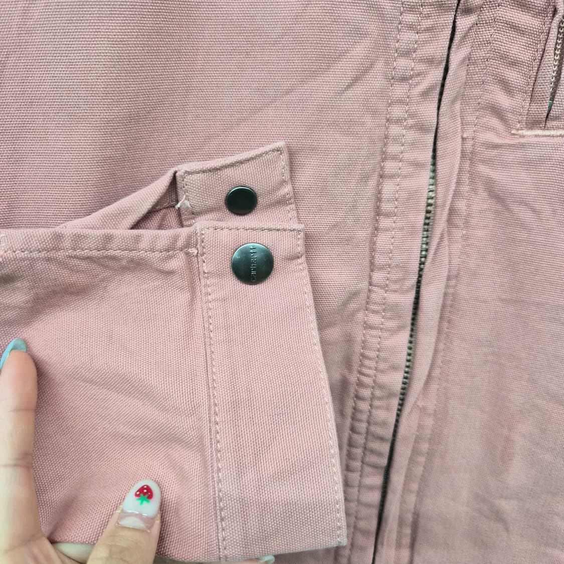 칼하트 핑크색 더스키 디트로이트 자켓 여성 S 상품이미지5