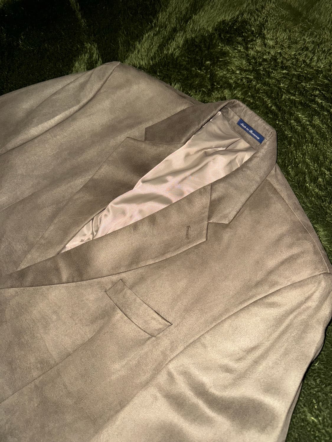 [46R] 챕스 랄프로렌 텍스쳐드 릴렉스 핏 블레이저 자켓 브라운 상품이미지2