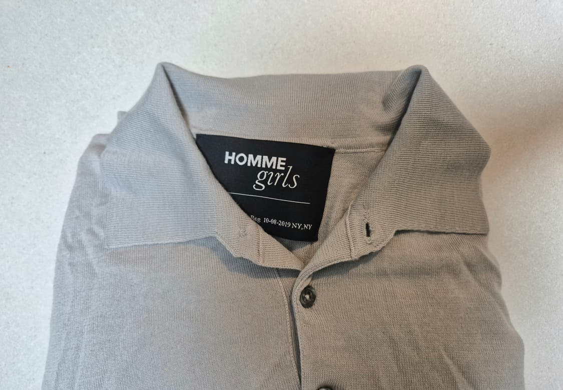 Homme girls 옴므 걸스 그레이 니트 상품이미지5