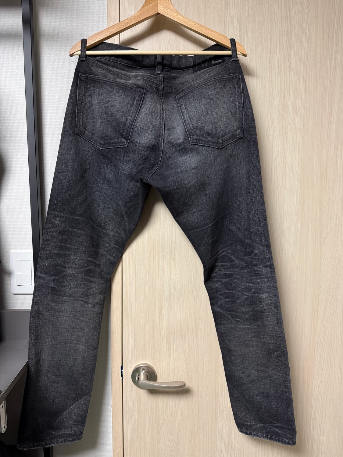 [31x30]rrl 더블알엘 슬림내로우 블랙진 상품이미지4