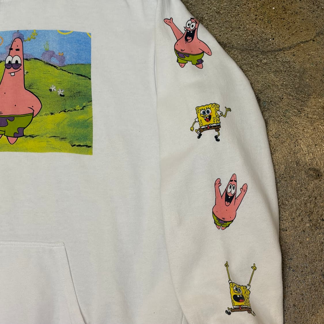 미국빈티지 니켈로디언 스펀지밥 후드티 상품이미지5