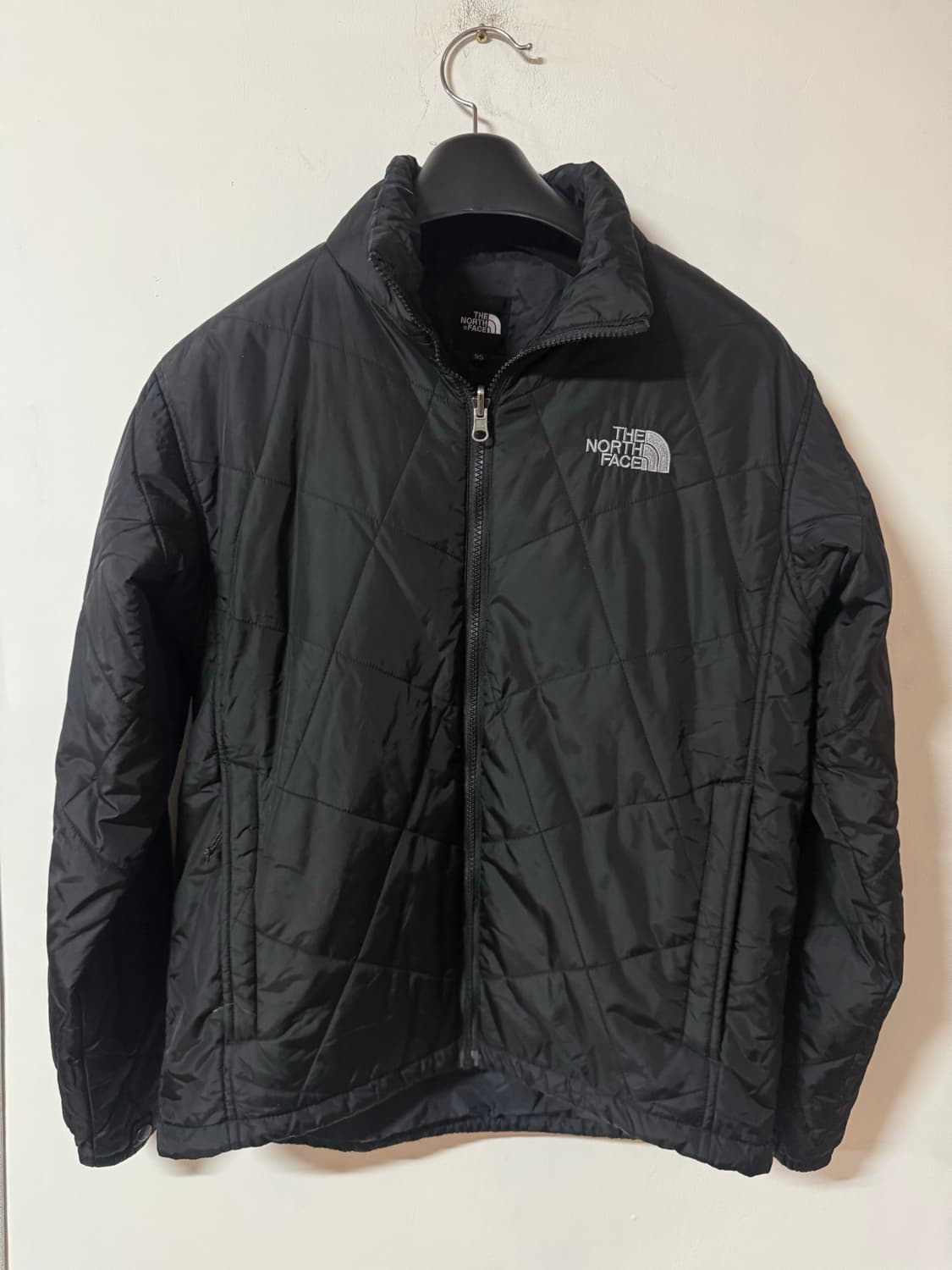 노스페이스 블랙 퀼팅 경량 패딩 자켓 M 상품이미지2