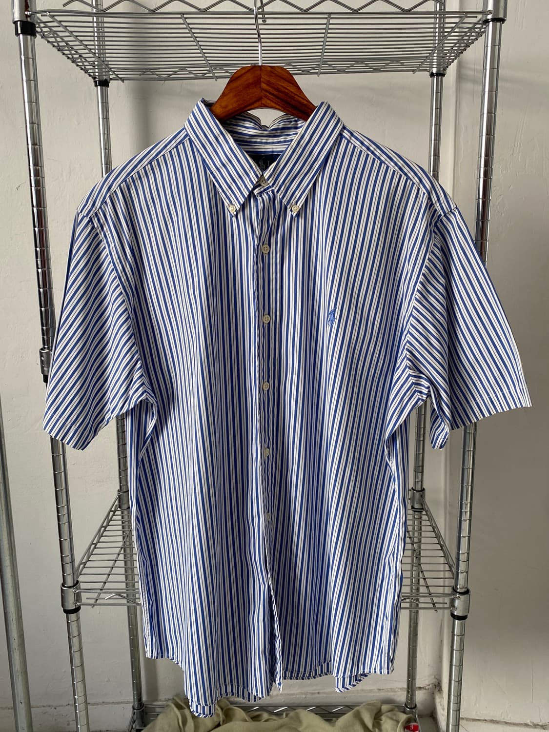 폴로랄프로렌 스트라이프 반팔 셔츠 (Man XL) 상품이미지2