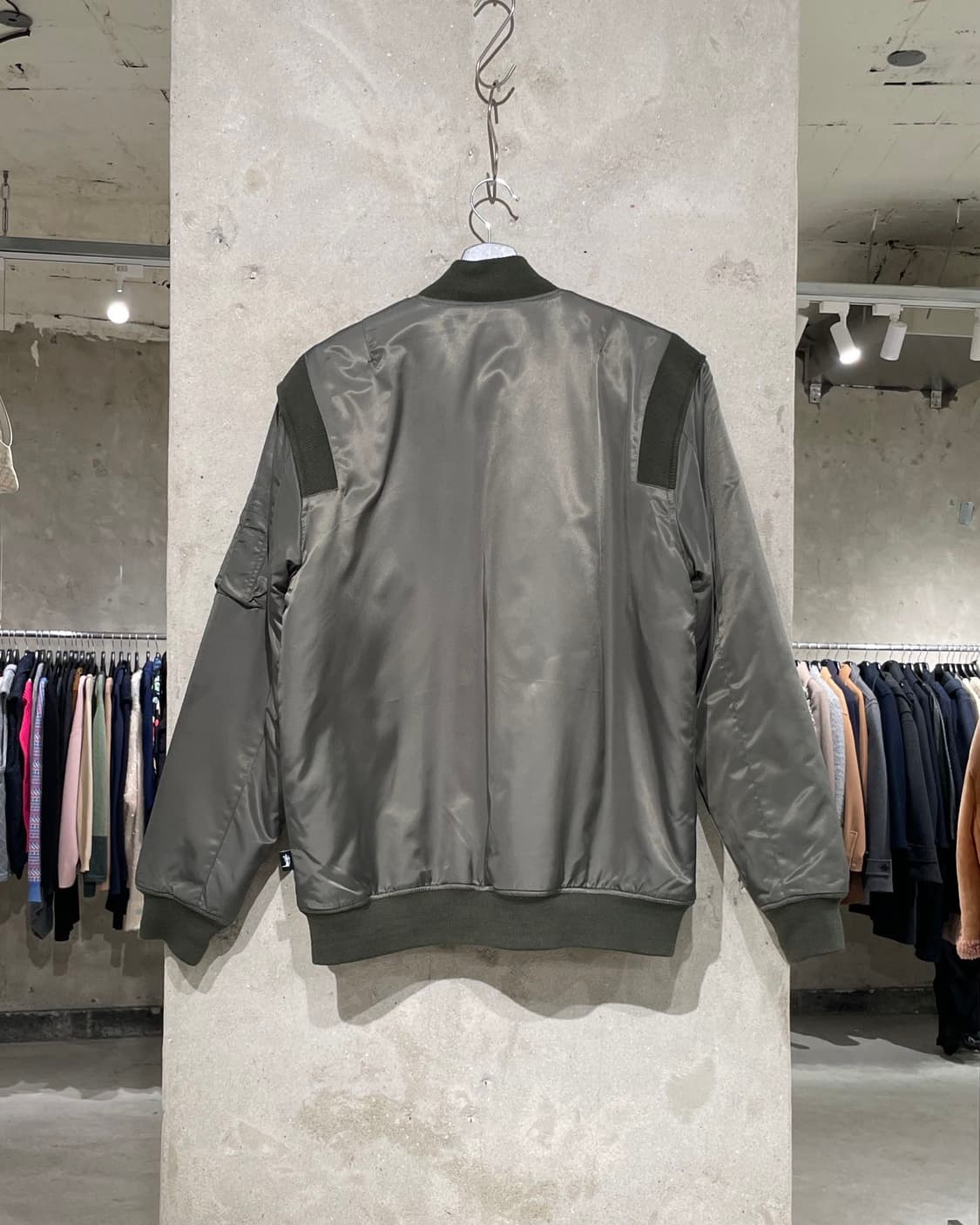 스투시 올리브 ma-1 나일론 봄버 자켓 상품이미지6