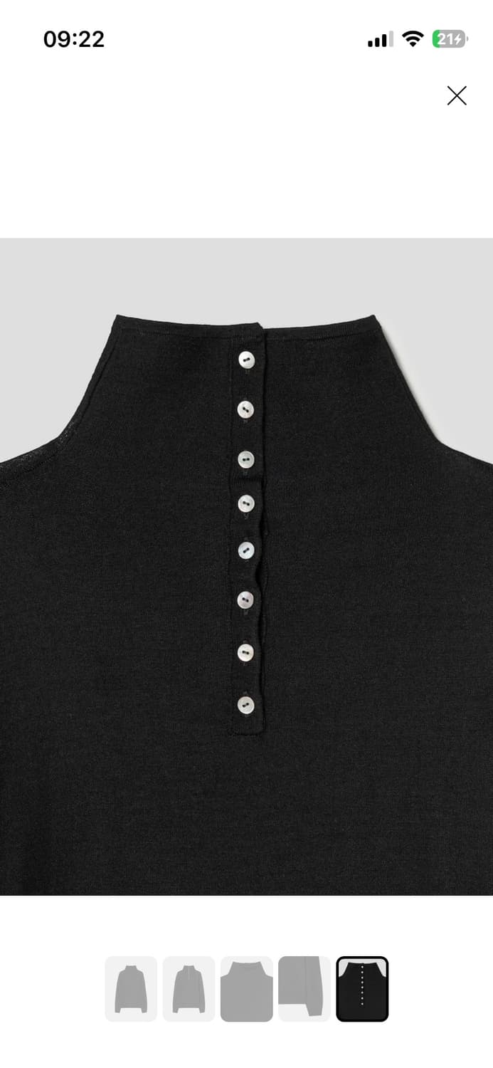 anggae Half Neck Button Pullover 상품이미지8