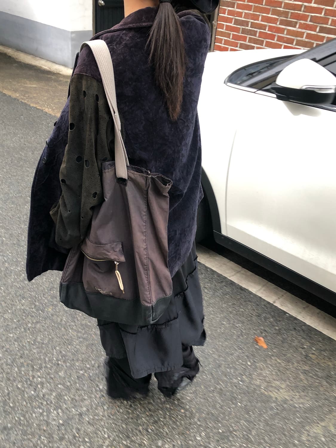 ANNAPIANURA 아티잔 스웨이드 코트 상품이미지10