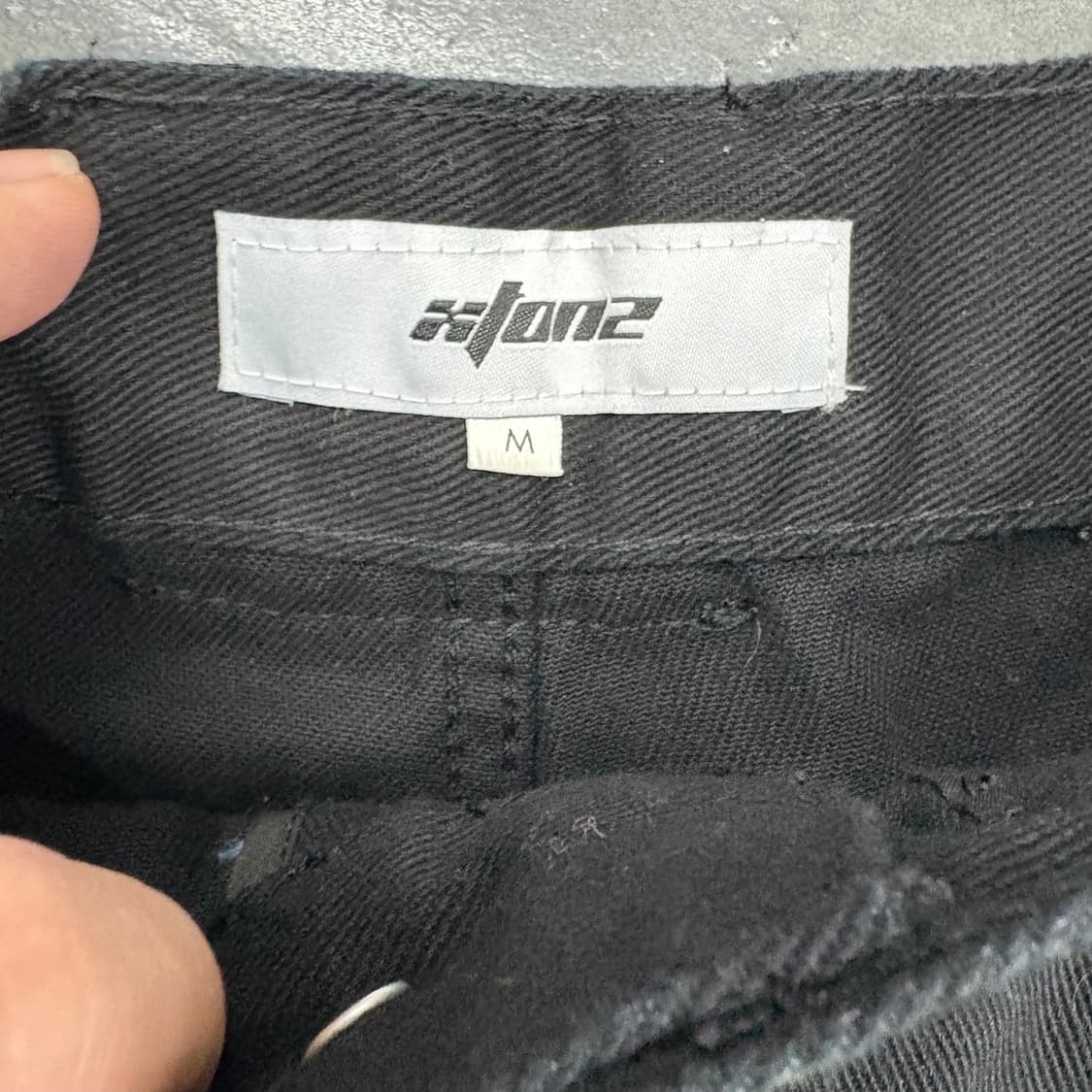 (30)엑스톤즈셔링블랙카고팬츠 상품이미지5