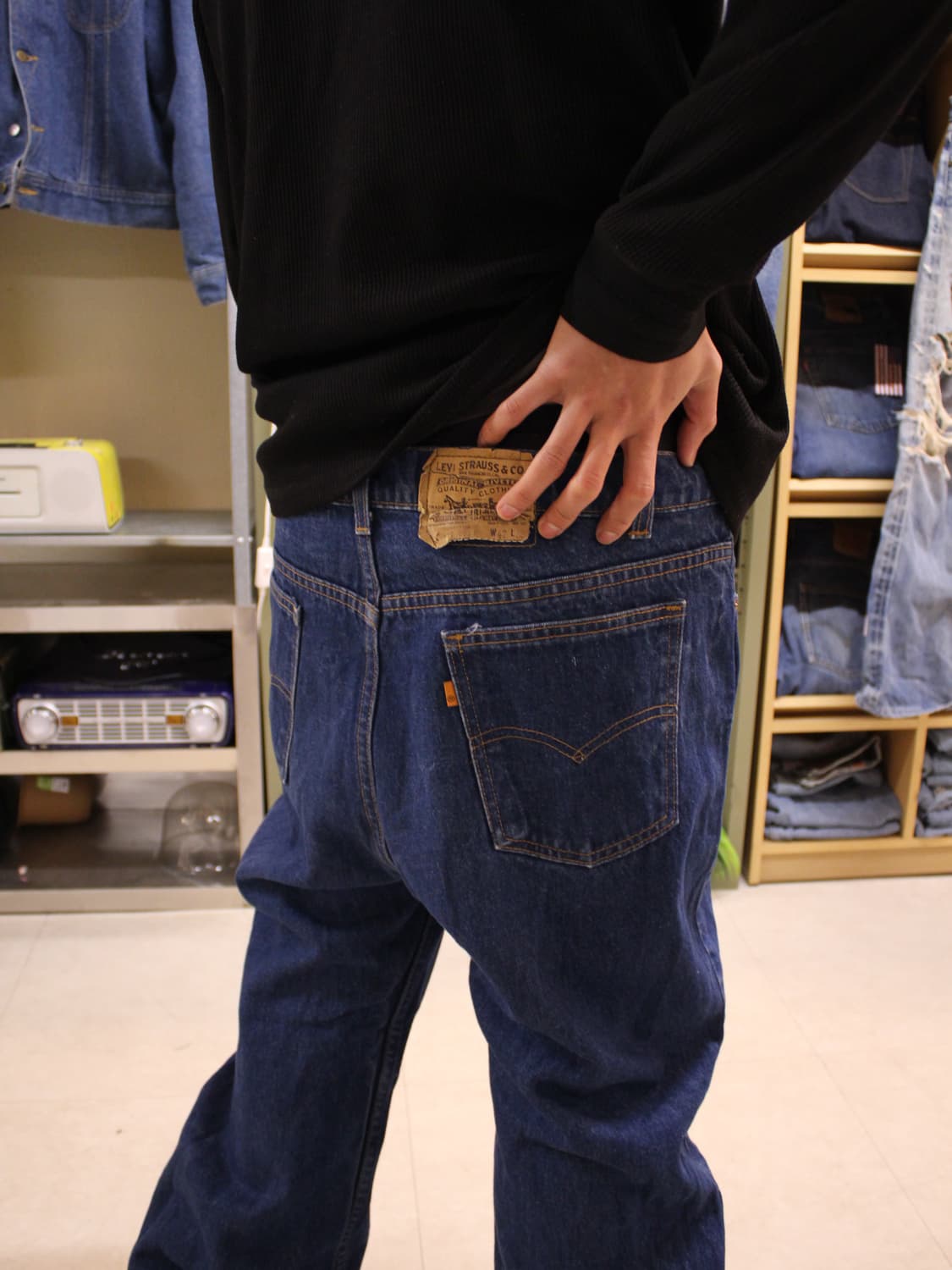 80s Levis 517 USA Orange Tab Boot Cut 상품이미지2