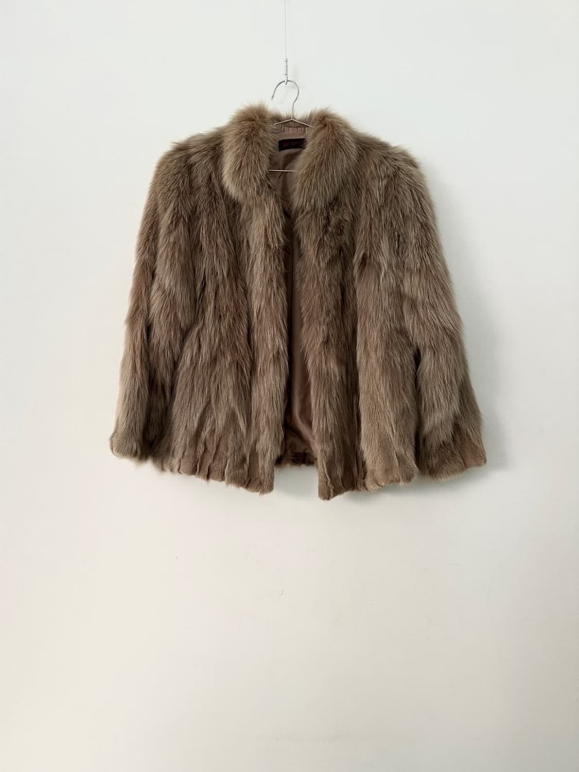 Bagle fur jacket / beige 상품이미지1