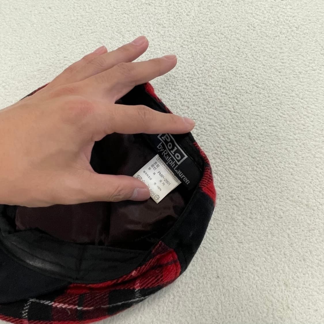 Polo Ralph Lauren check hunting cap 상품이미지4