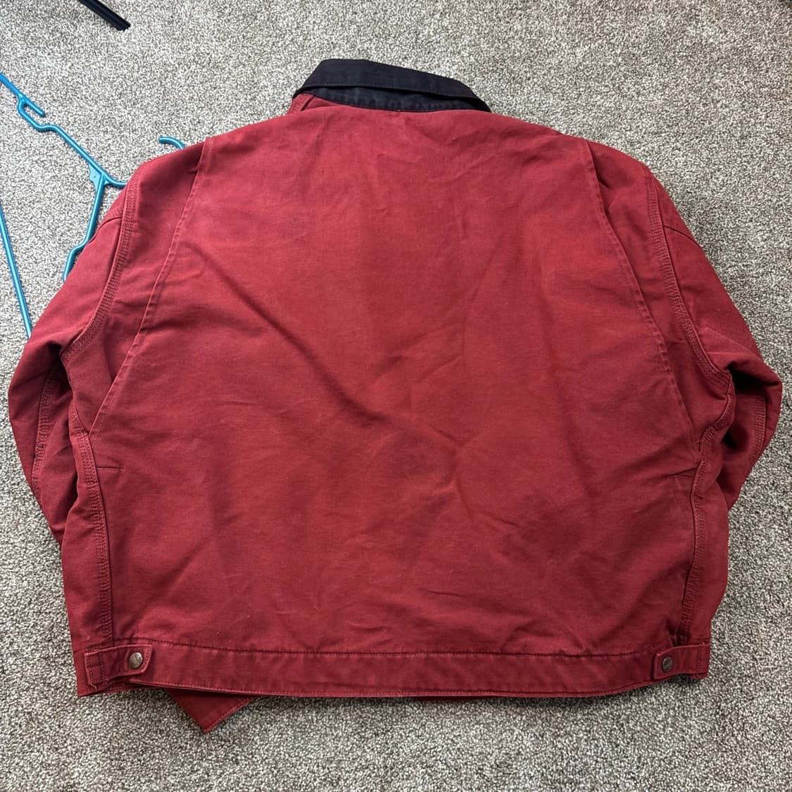 칼하트 J97 블랭킷 디트로이트 자켓 커스텀 레드 상품이미지8