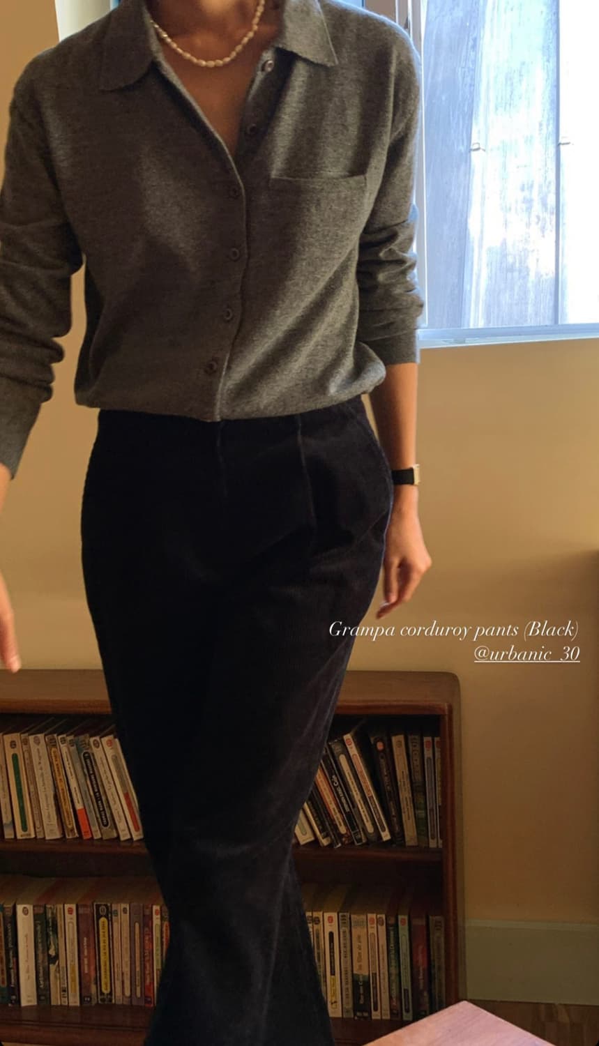 얼바닉30 코듀로이 팬츠 (블랙) 상품이미지7