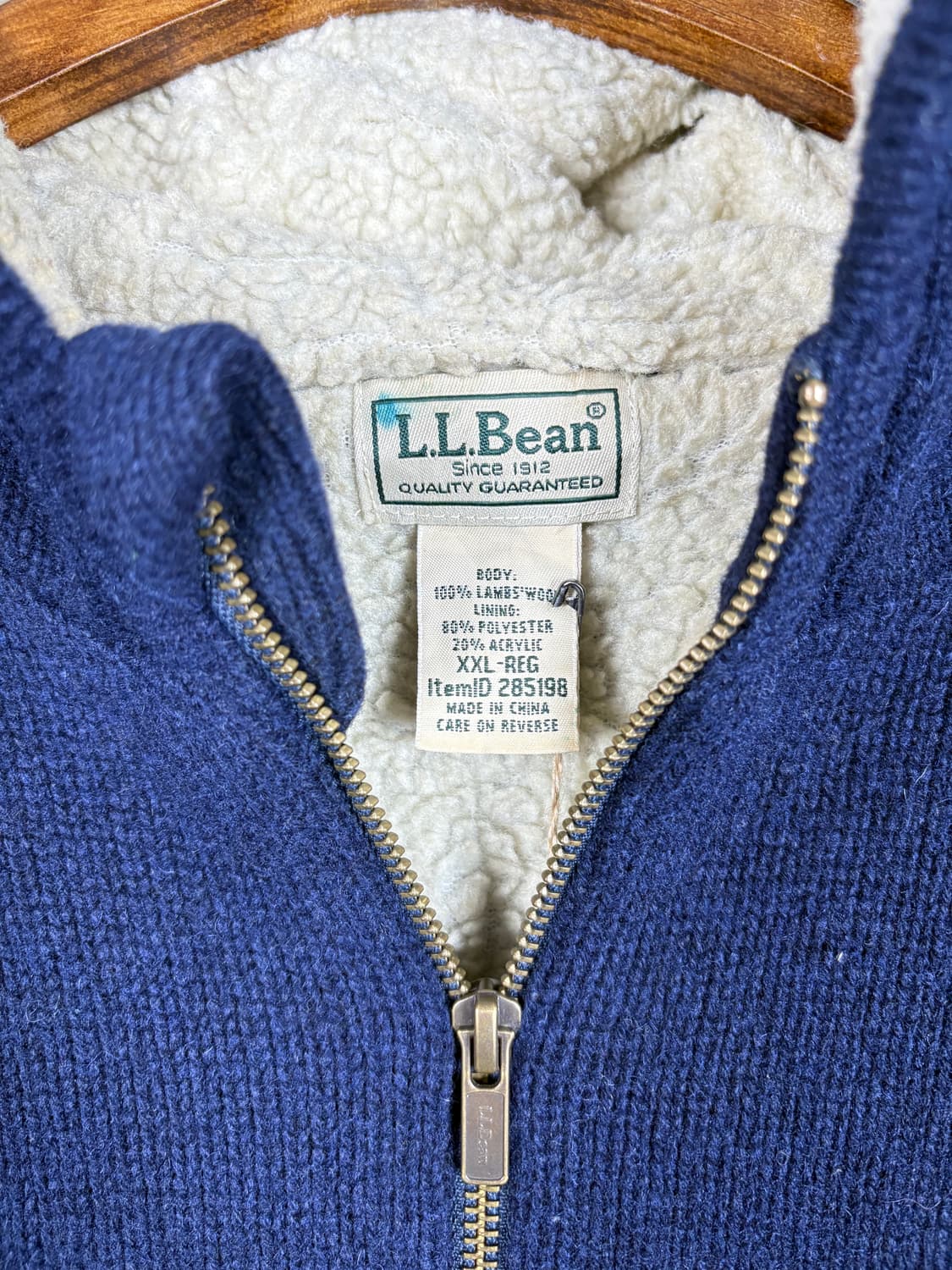 엘엘빈 니트 후드집업 상품이미지2