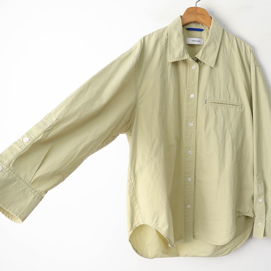 66/구호플러스 라인포인트 세미오버핏 셔츠 상품이미지5