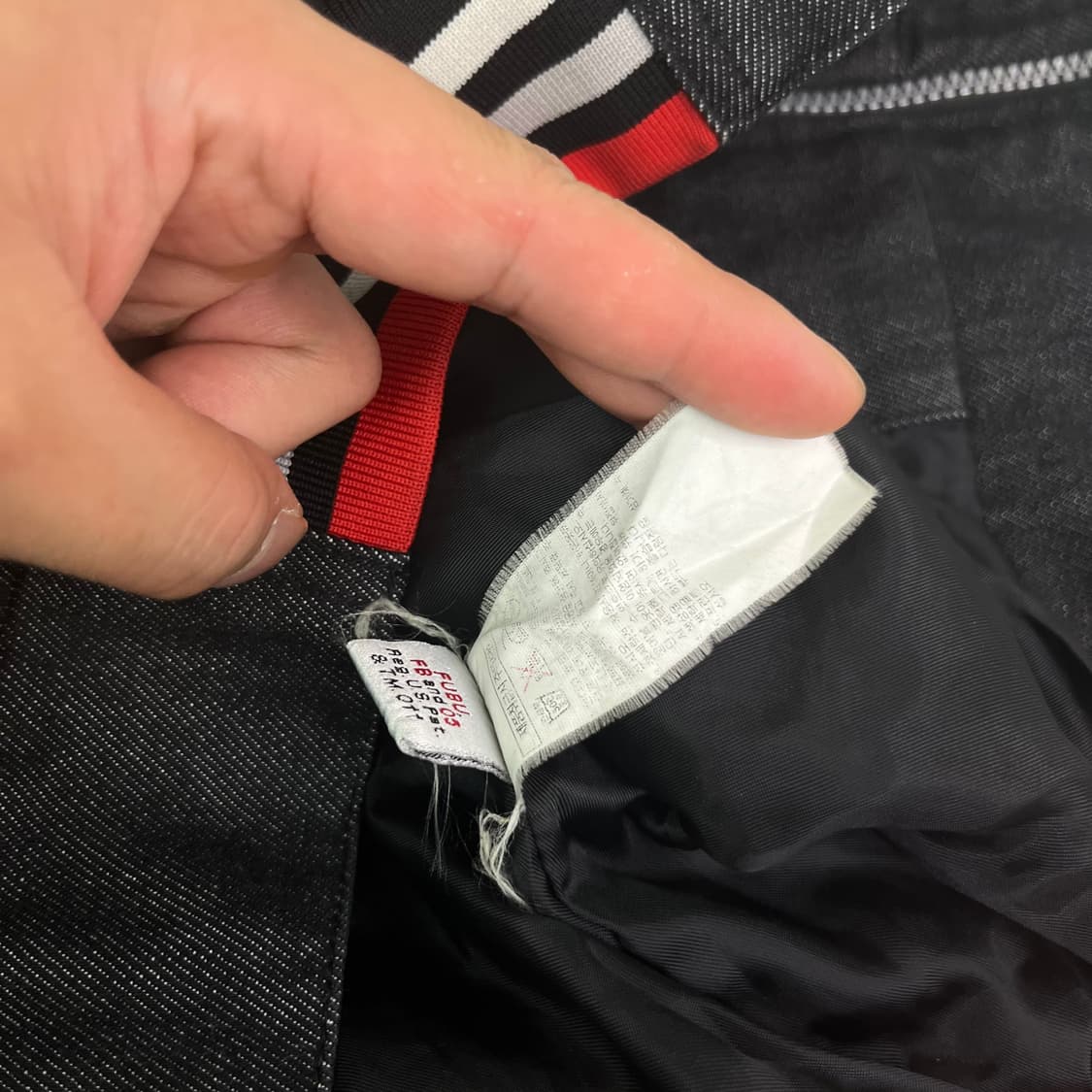 100 FUBU 후부 레이싱 데님 자켓 상품이미지7